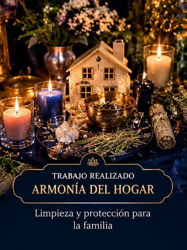 Ilustración de armonía del hogar con velas y elementos decorativos